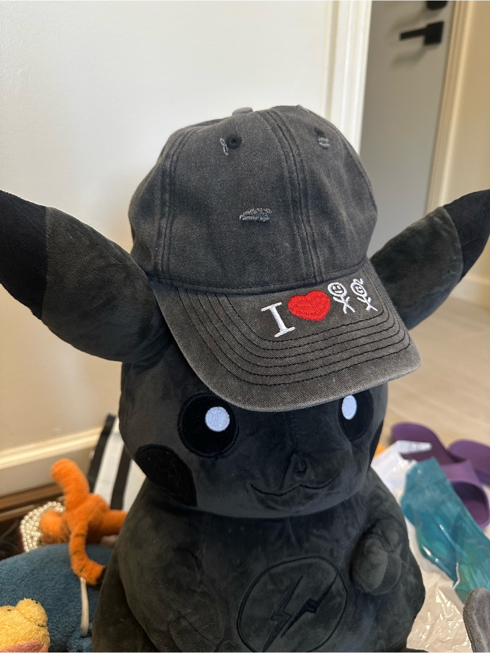 Washed Black Dad Hat unisex
